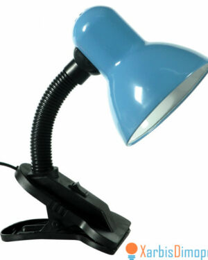DESK LAMP HD 108 BL PEG+SPIRAL METAL BLUE
